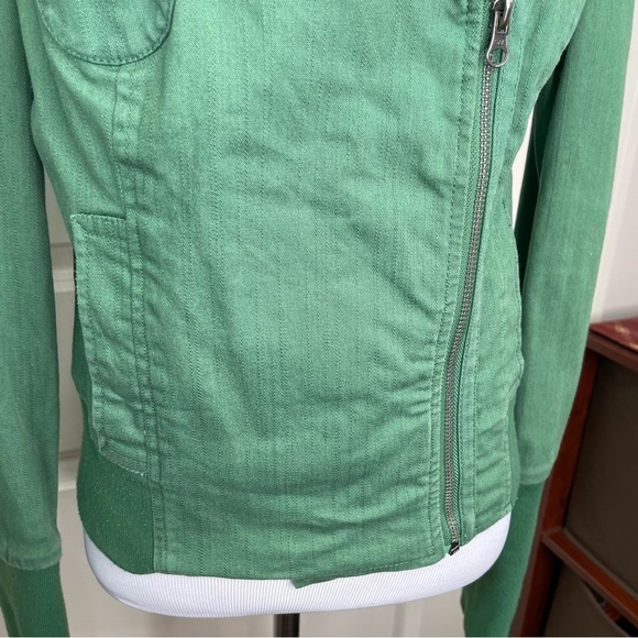 Anthropologie Tulle Green Jacket Size M - Picture 7 of 17